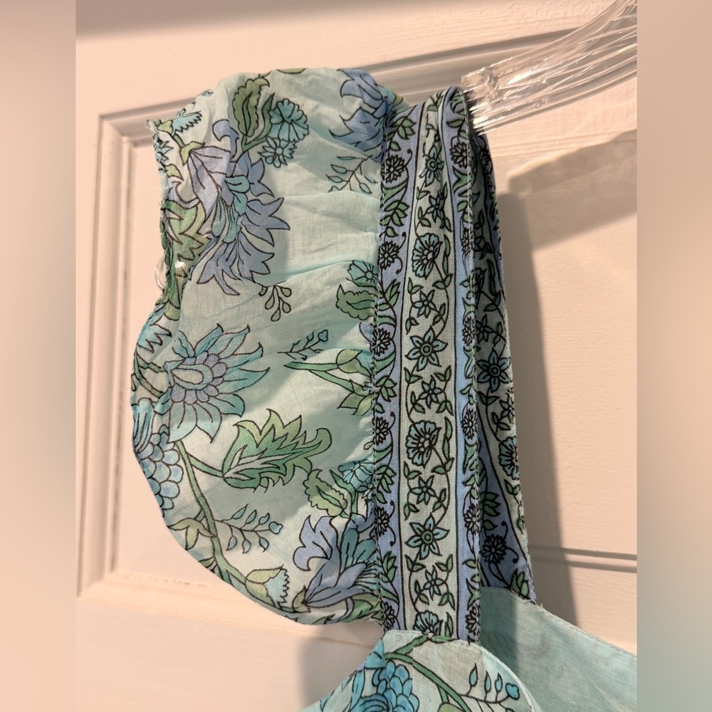 LIKE NEW Juliet Dunn Floral Mini Dress Swim Cover-up Size 8/10 (size 3) - Picture 14 of 14